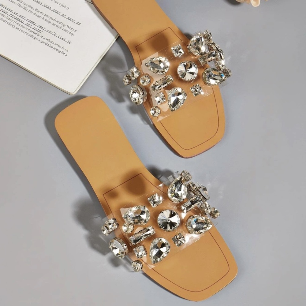 🆕 Gemstone Slide Sandals